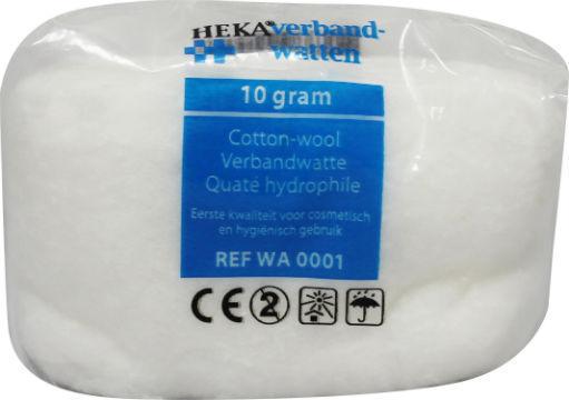 Heka Verbandwatten zigzag 10g