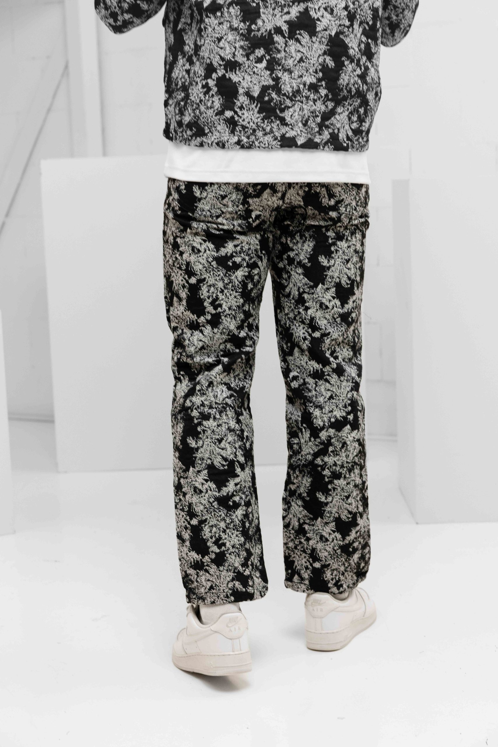 Project X Paris Plant Pattern Set Heren Zwart