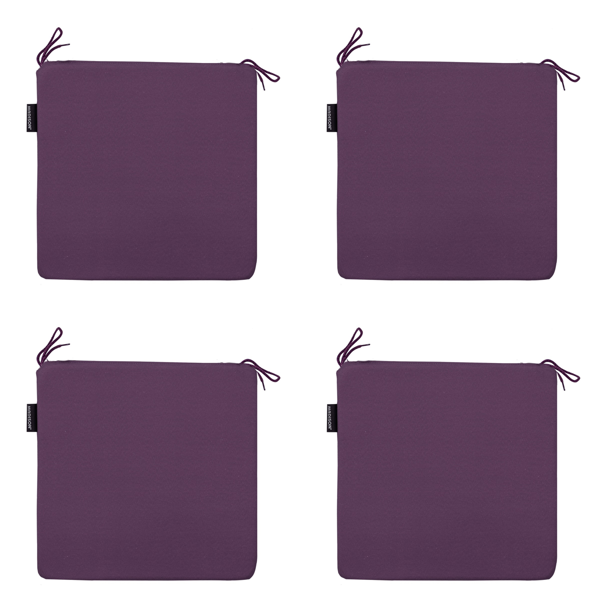 Madison Panama purple Zitkussen - Set van 4