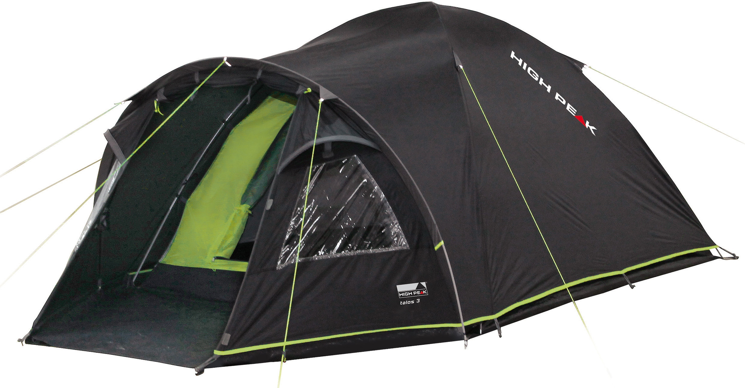 High Peak Kuppelzelt »Talos 4« 4 Personen Set, mit Transporttasche,