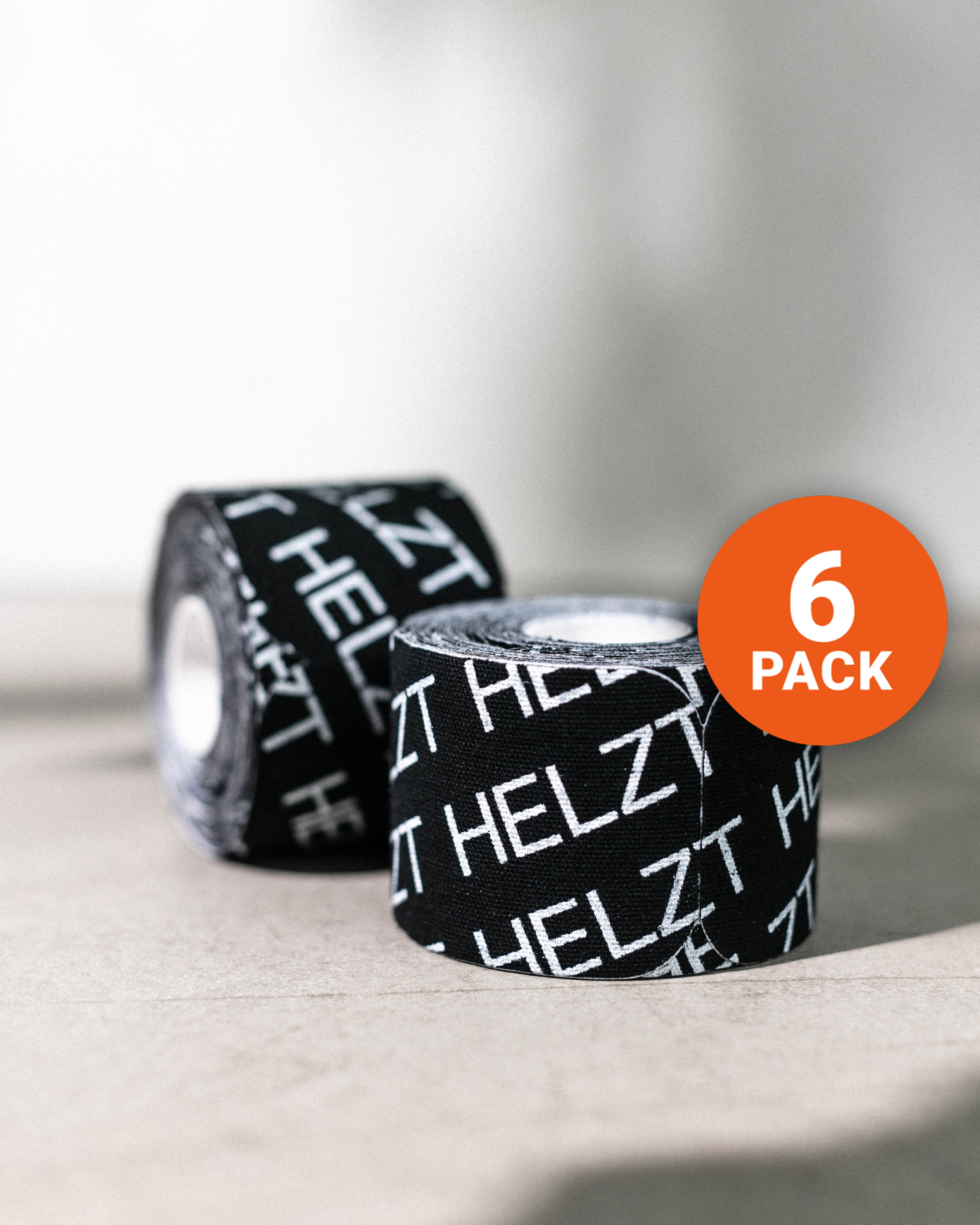 Helzt Pre Cut Tapes Black x6