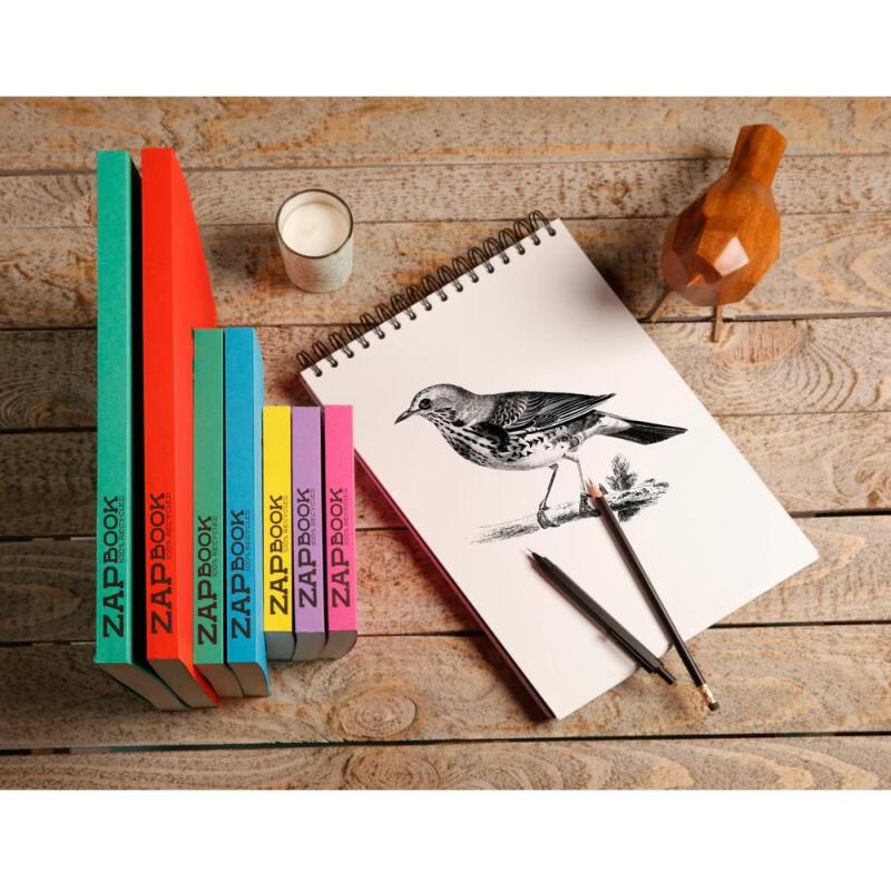 Zap Book carnet spiralé 160F A6 80g - Assortiment mixte