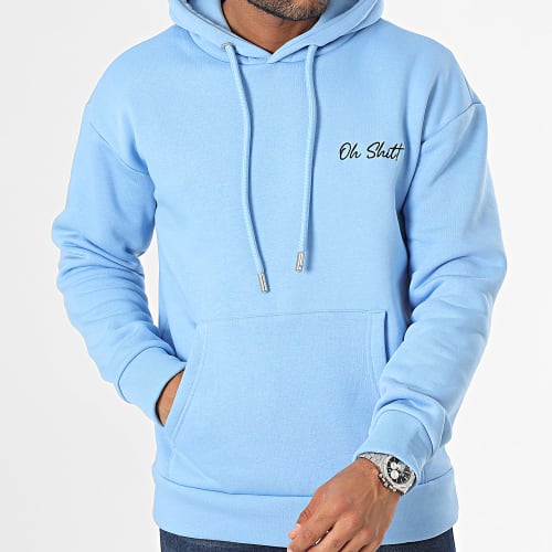 Sweat Capuche Bleu Ciel