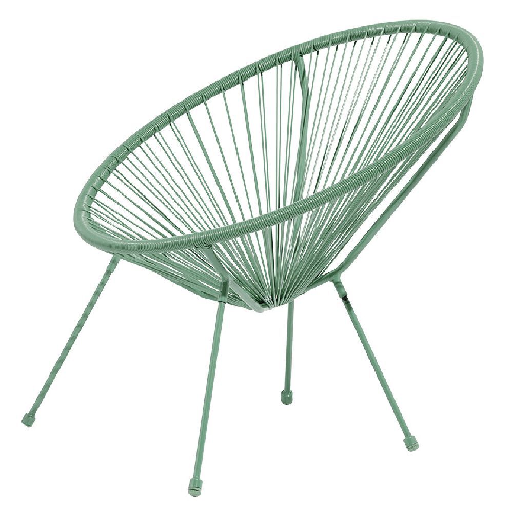 Fauteuil design Urban métal vert