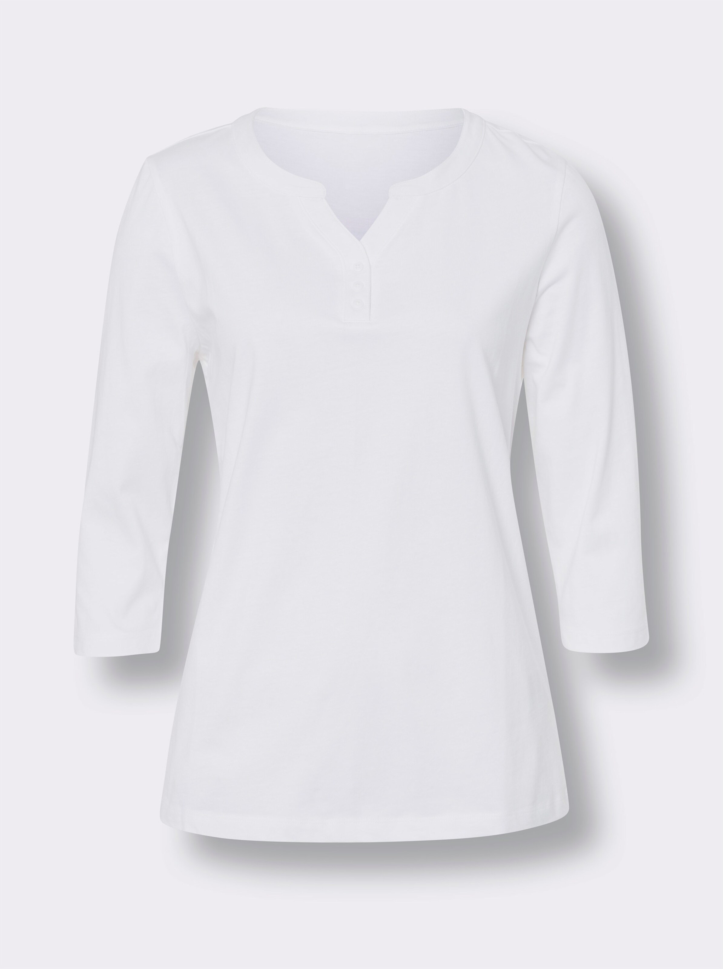 34-Arm-Shirt aus Baumwolle
