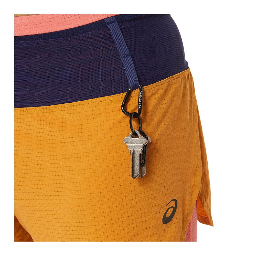 Asics FUJITRAIL™ 2-N-1 - Short Femme sandstorm/papaya
