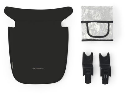 Kinderkraft 3-i-1 NEWLY Kombivogn Travelsystem, Classic Black