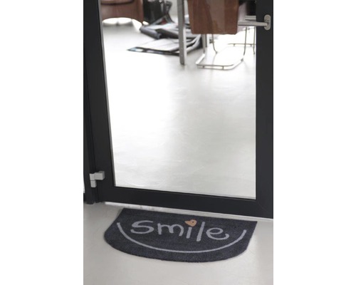 Smile vuilvangmat, antraciet, 50x75 cm