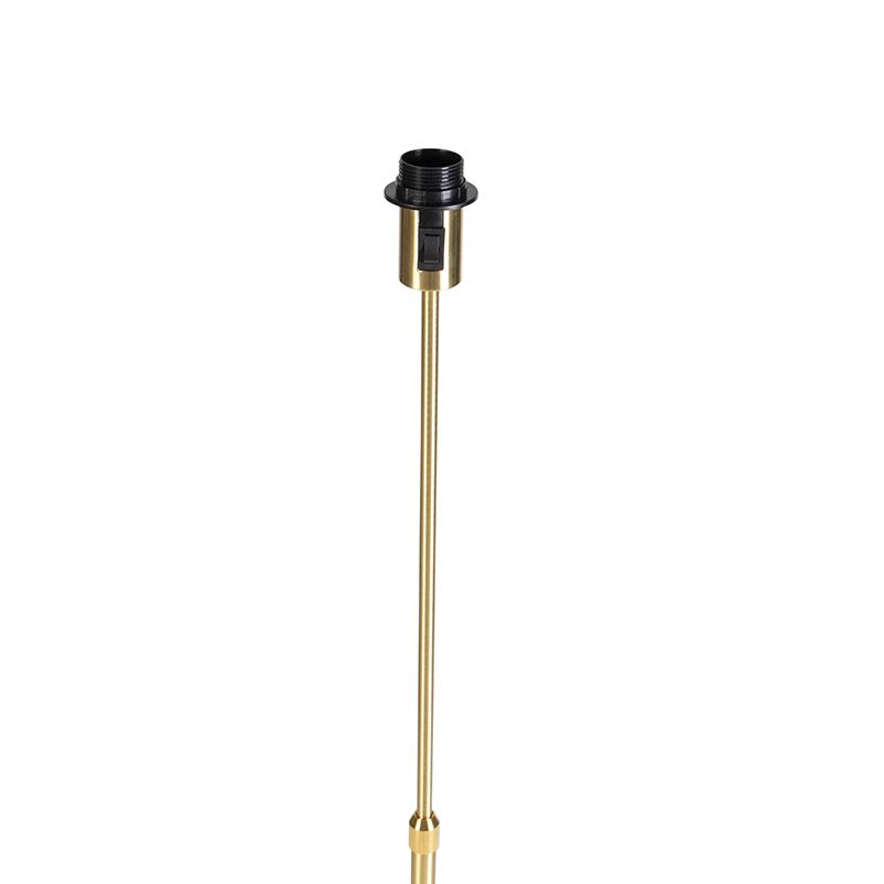 Vintage vloerlamp verstelbaar goud - Parte