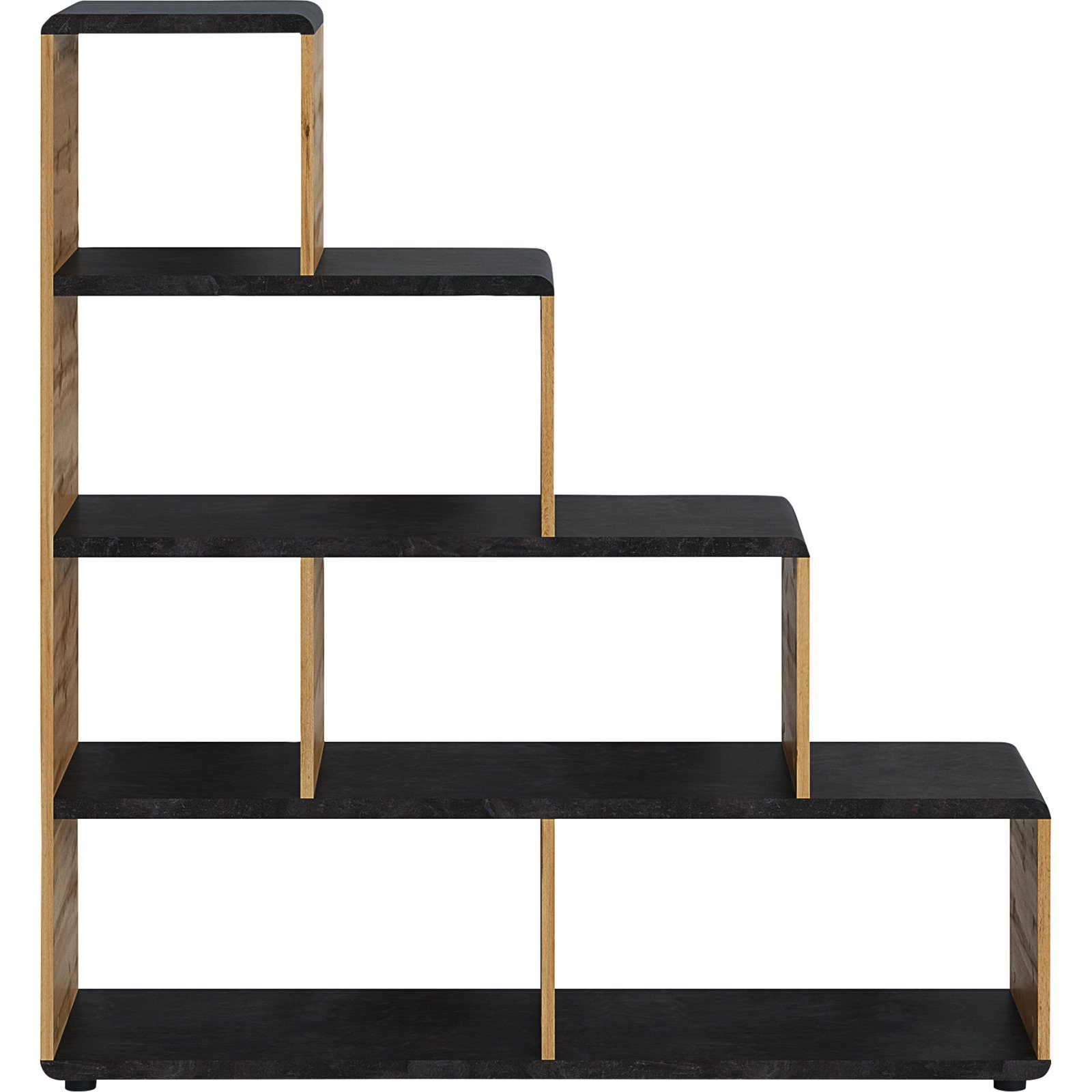 Regal Trevi Dekor Beton dunkel Wotaneiche 138 x 148 x 35 cm