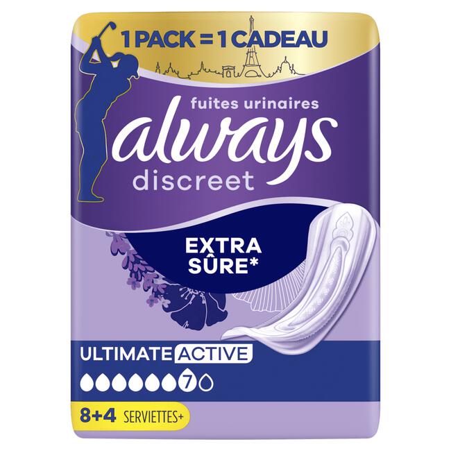 Always Discreet Incontinentieverband Ultimate Day 12 stuks