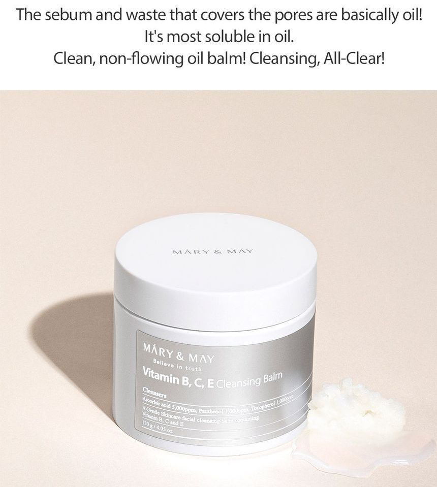 Mary&May - Reinigende balsem met vitamine B, C en E