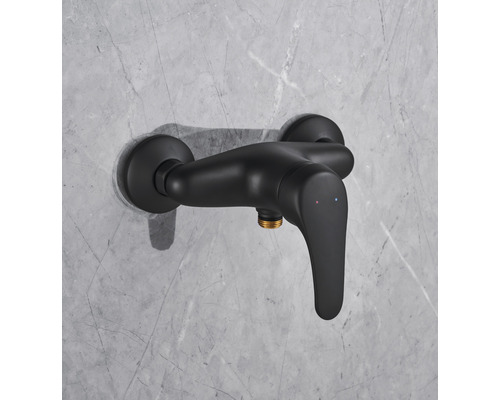 form&style douchekraan ELBA mat zwart