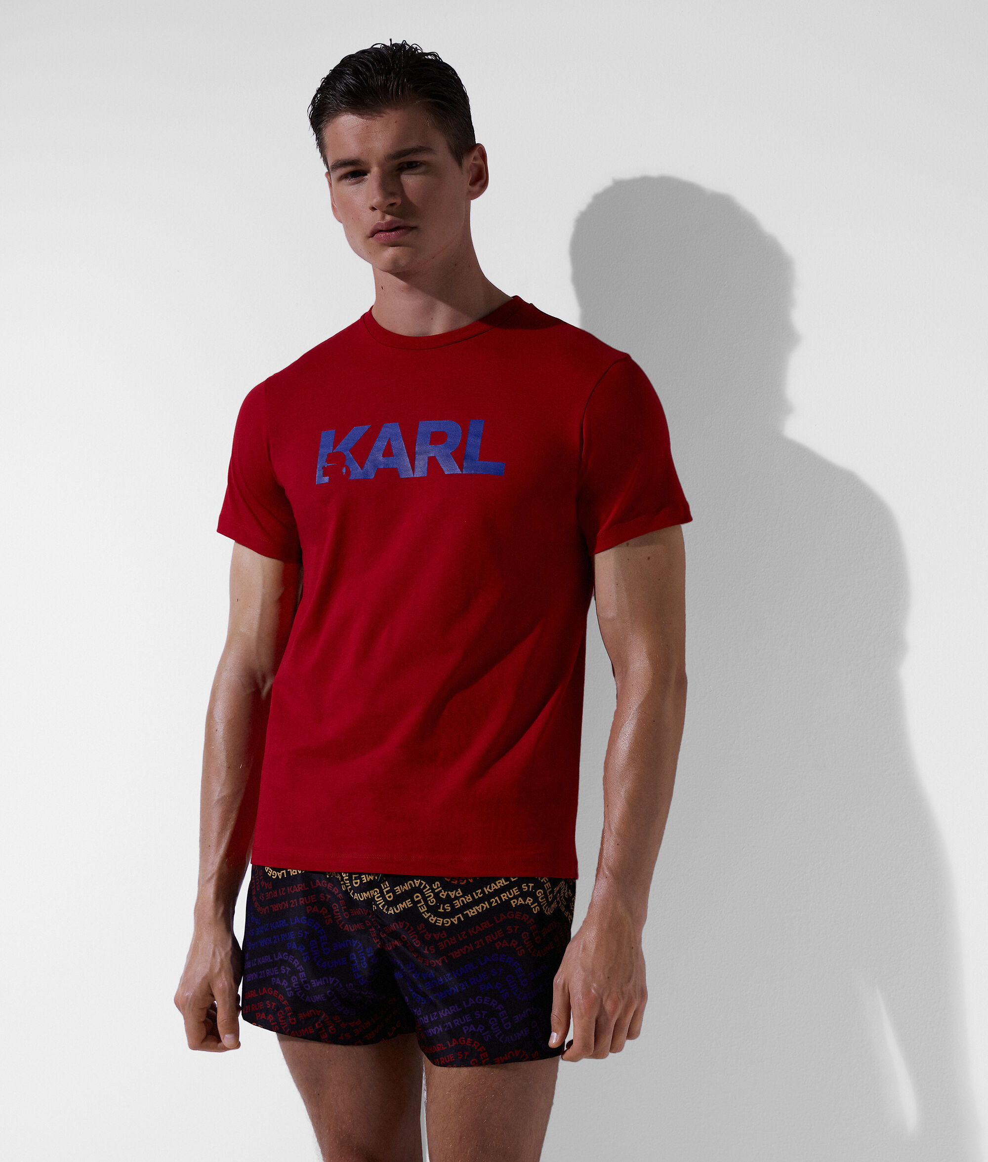 T-SHIRT DE PLAGE À LOGO KARL