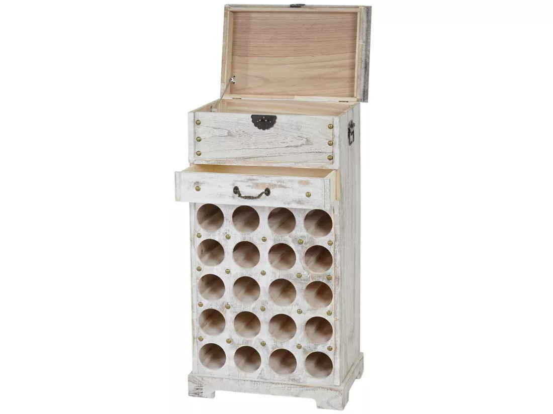 Casier à vin Torre H323, blanc