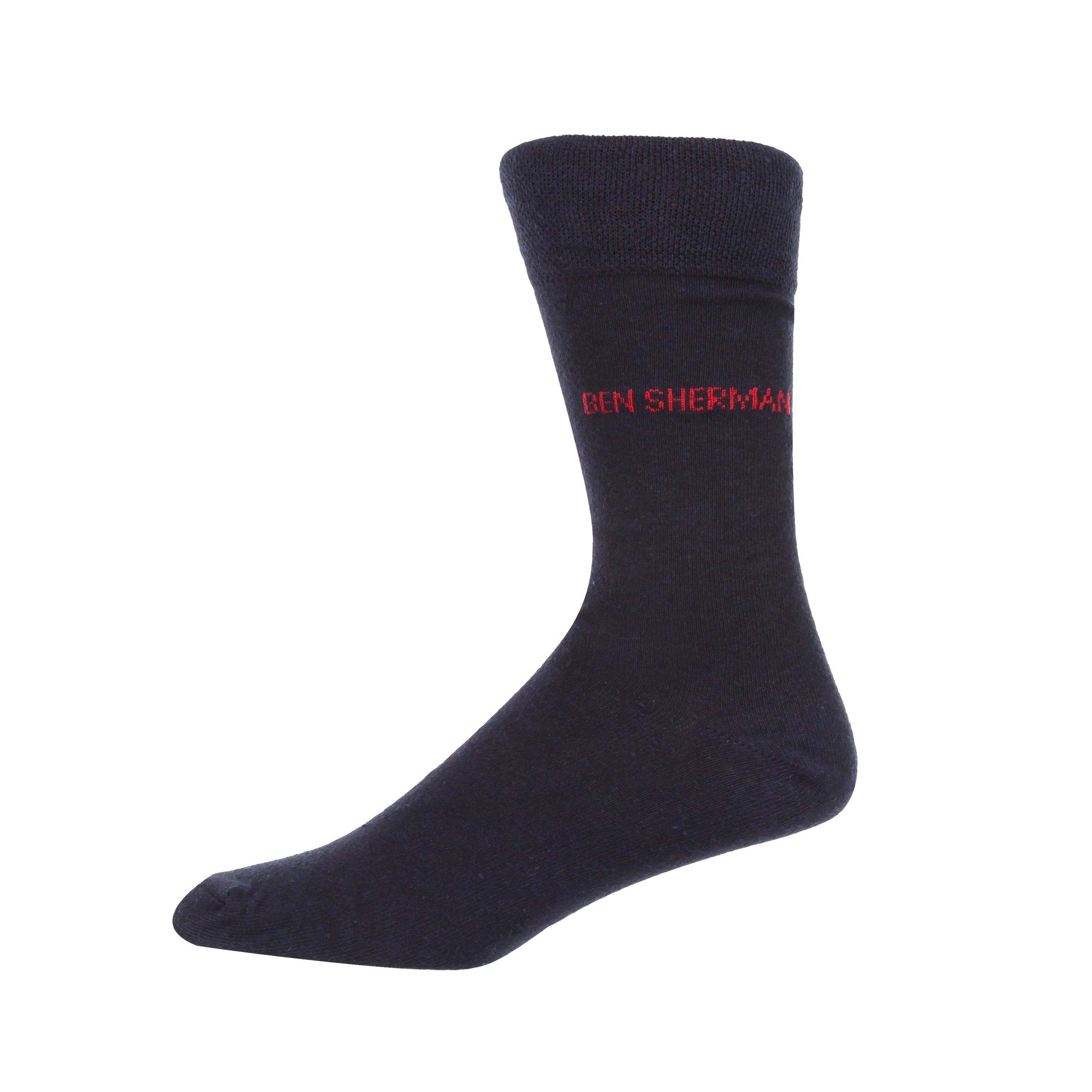 Ben Sherman 5 Pack Mens Crew Socks