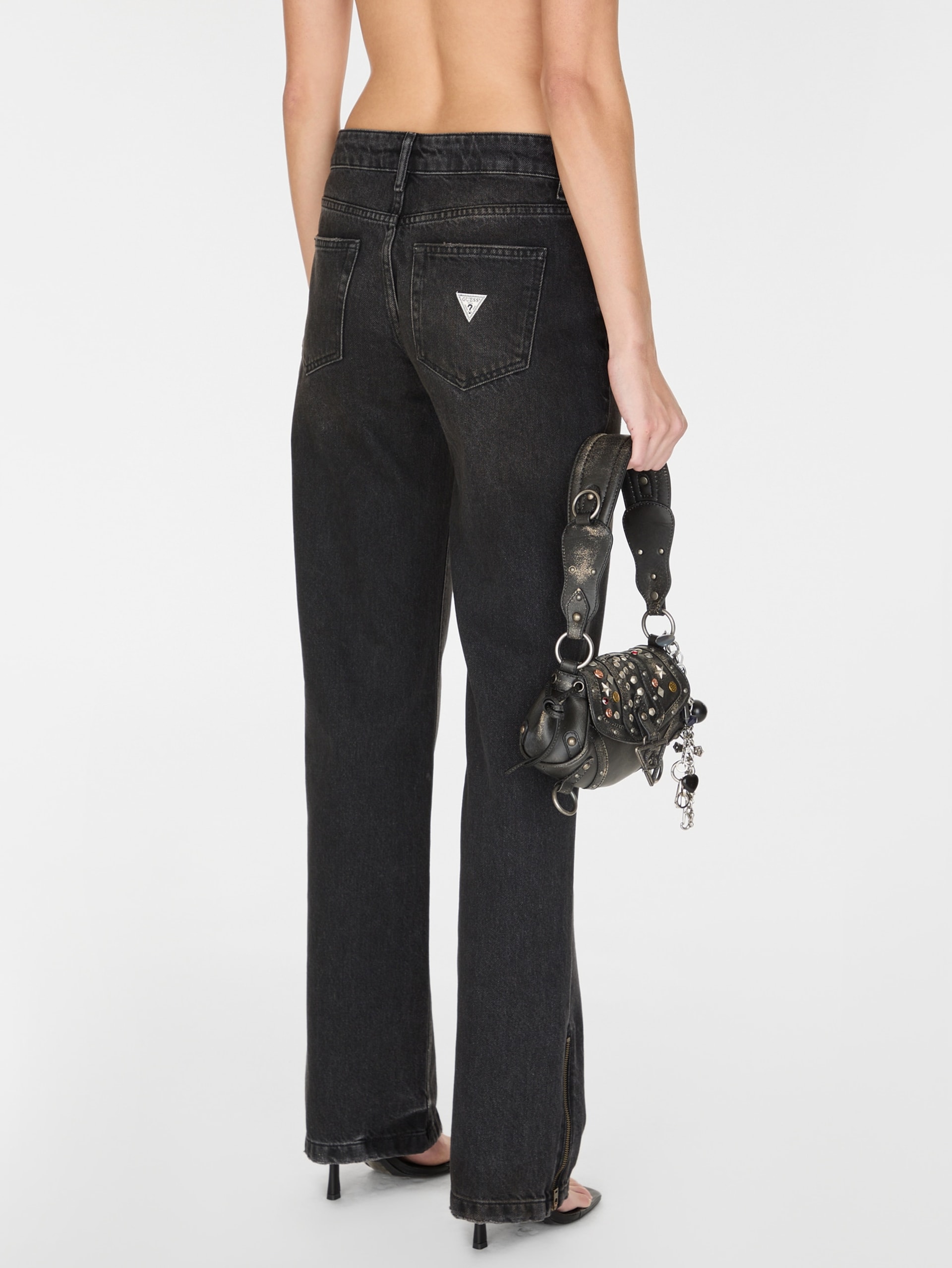 calça jeans reta