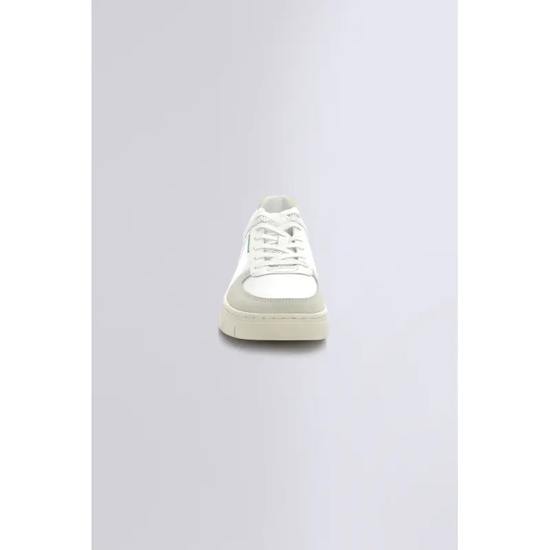 KICK ALLOW BLANC JAUNE FLUO BASKETS BASSES Cuir No Gender