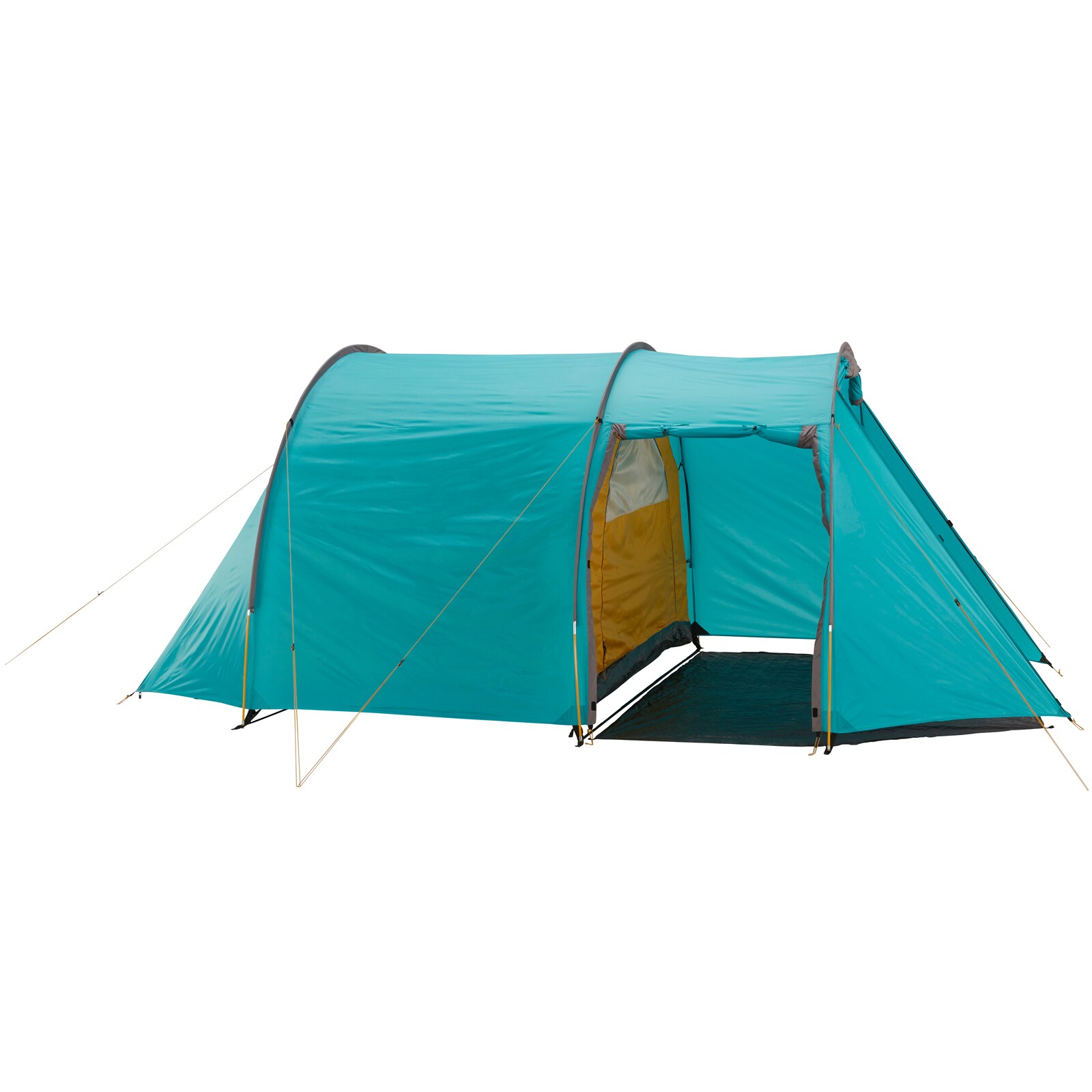 GRAND CANYON Tunelzelt Robson 4 Personen Zelt Familien Camping Leicht Vorraum Farbe: Blue Grass