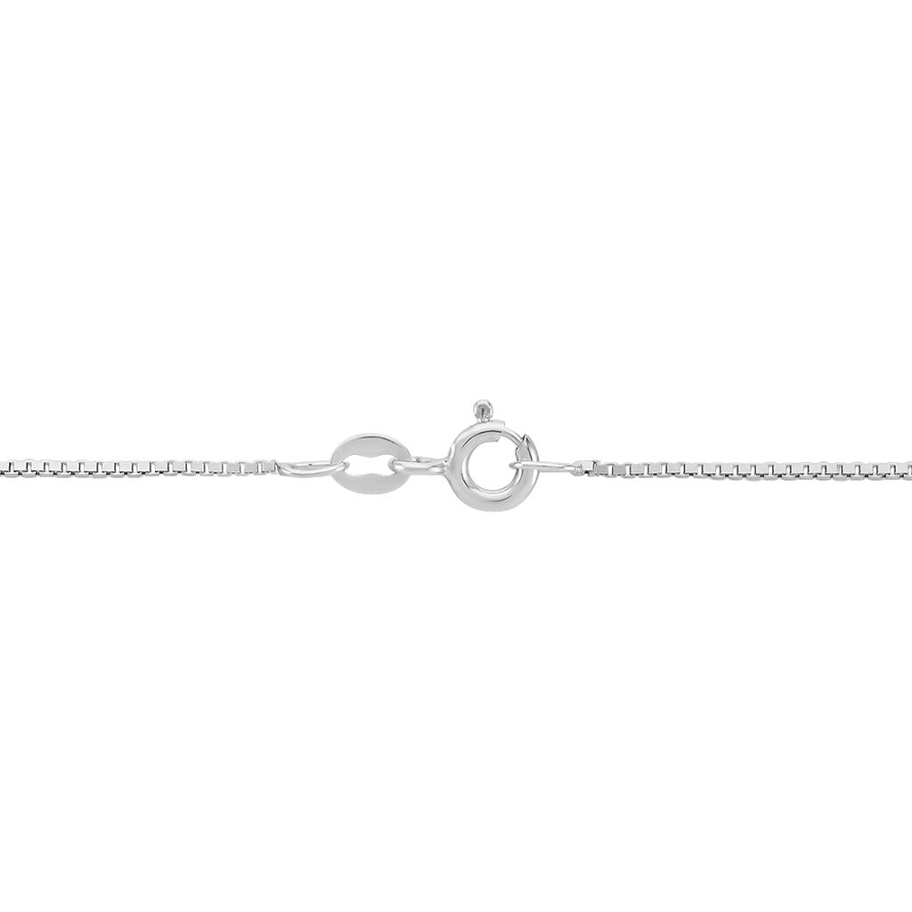 Chaîne Alyze Argent Blanc