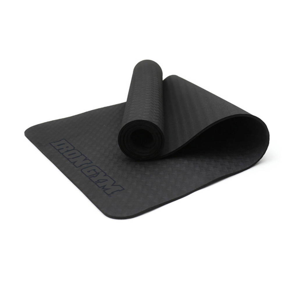 Iron Gym yogamat 6mm zwart