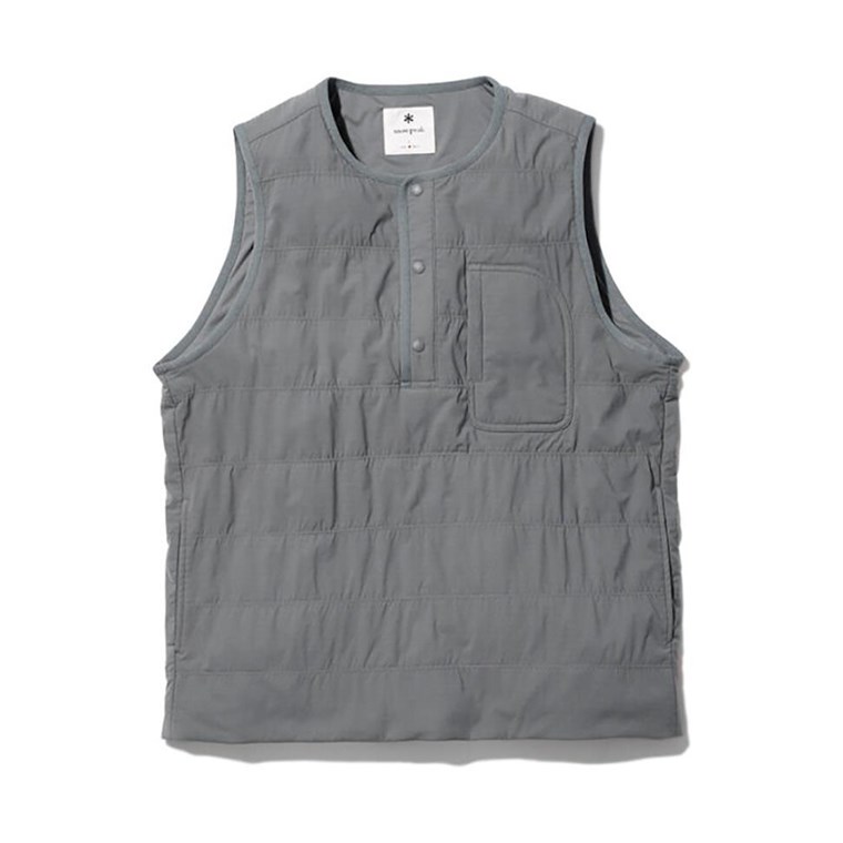 Snow Peak Flexible Insulated Vest Grey Khaki