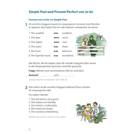 Hauschka Verlag Simple Past & Present Perfect. Englisch ab 6. Klasse und für Erwachsene