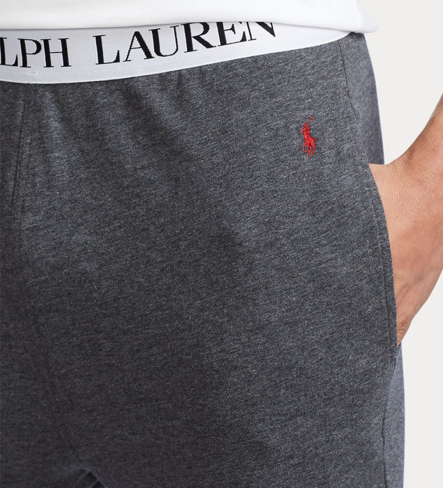 Calça de moletom Ralph Lauren Sleep Jogger cinza