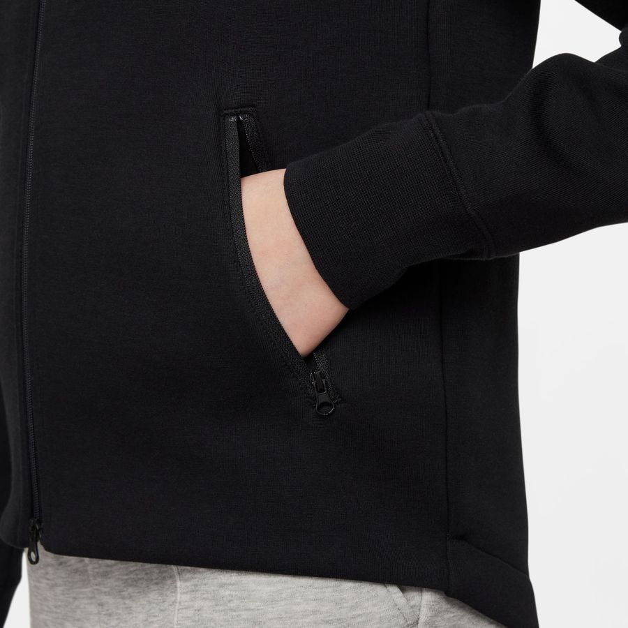 Nike Sweat à Capuche NSW Tech Fleece 2024 - Noir Enfant