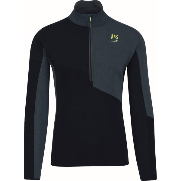 Sweat polaire ski rando KARPOS FEDERA H-Z FLEECE BLACK/MIDNIGHT