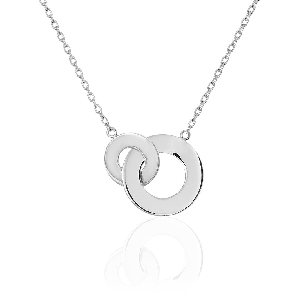 Collier Anjeza Argent Blanc