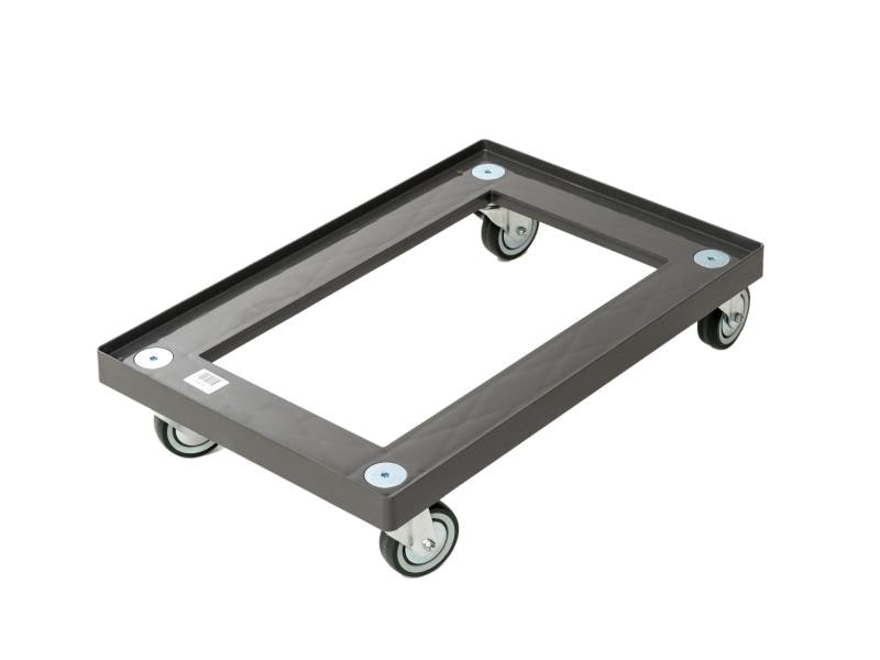 Utz Transportroller 150 kg, 600 x 400 Dunkelgrau Mit Feststellbremse, dunkelgrau