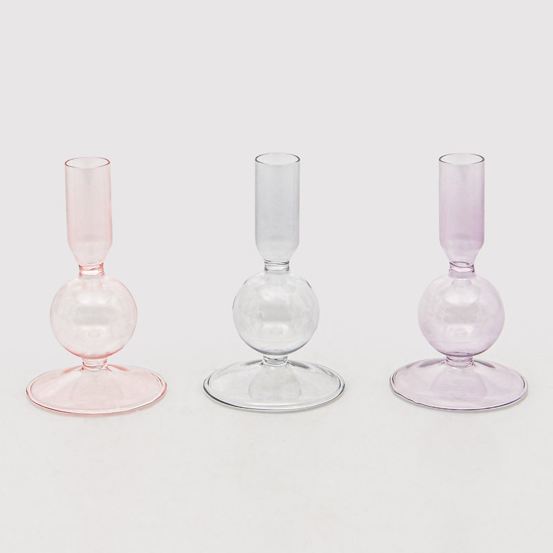 Bougeoir verre
