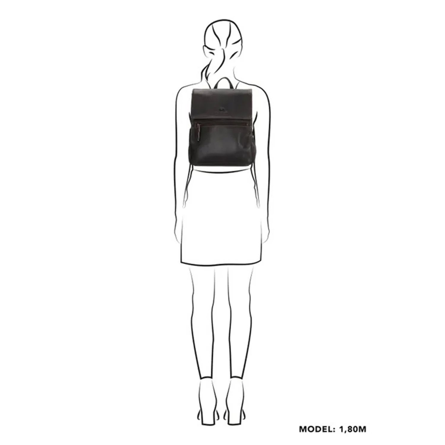 Hide & Stitches Next Navajo Backpack black