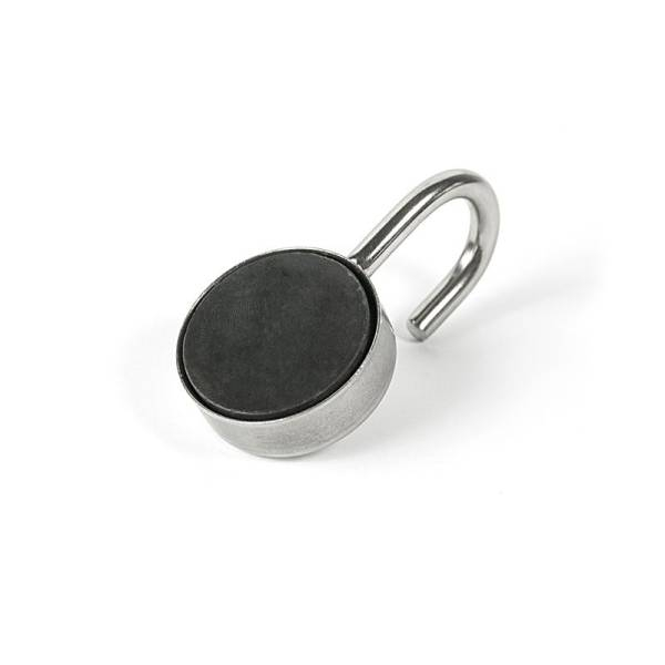 (2er Set) 50x25mm PORTA Edelstahl Magnet Haken (FW2810) - Silber