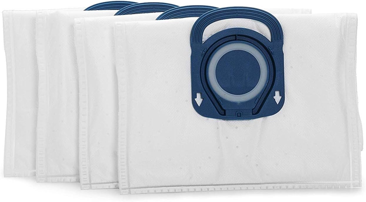 Rowenta RO3969 Compact Power Beutel-Staubsauger (Maximale Leistung: 750 Watt, Staubbeutelkapazität: 3 Liter) dunkelrot/Silber & Hygiene+ ZR200520 Staubsaugerbeutel 4 TLG.