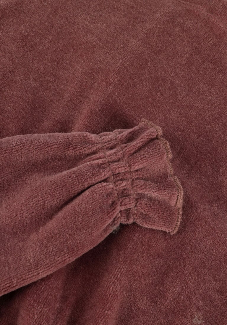 QUINCY MAE roze quincy mae  velour baby dress