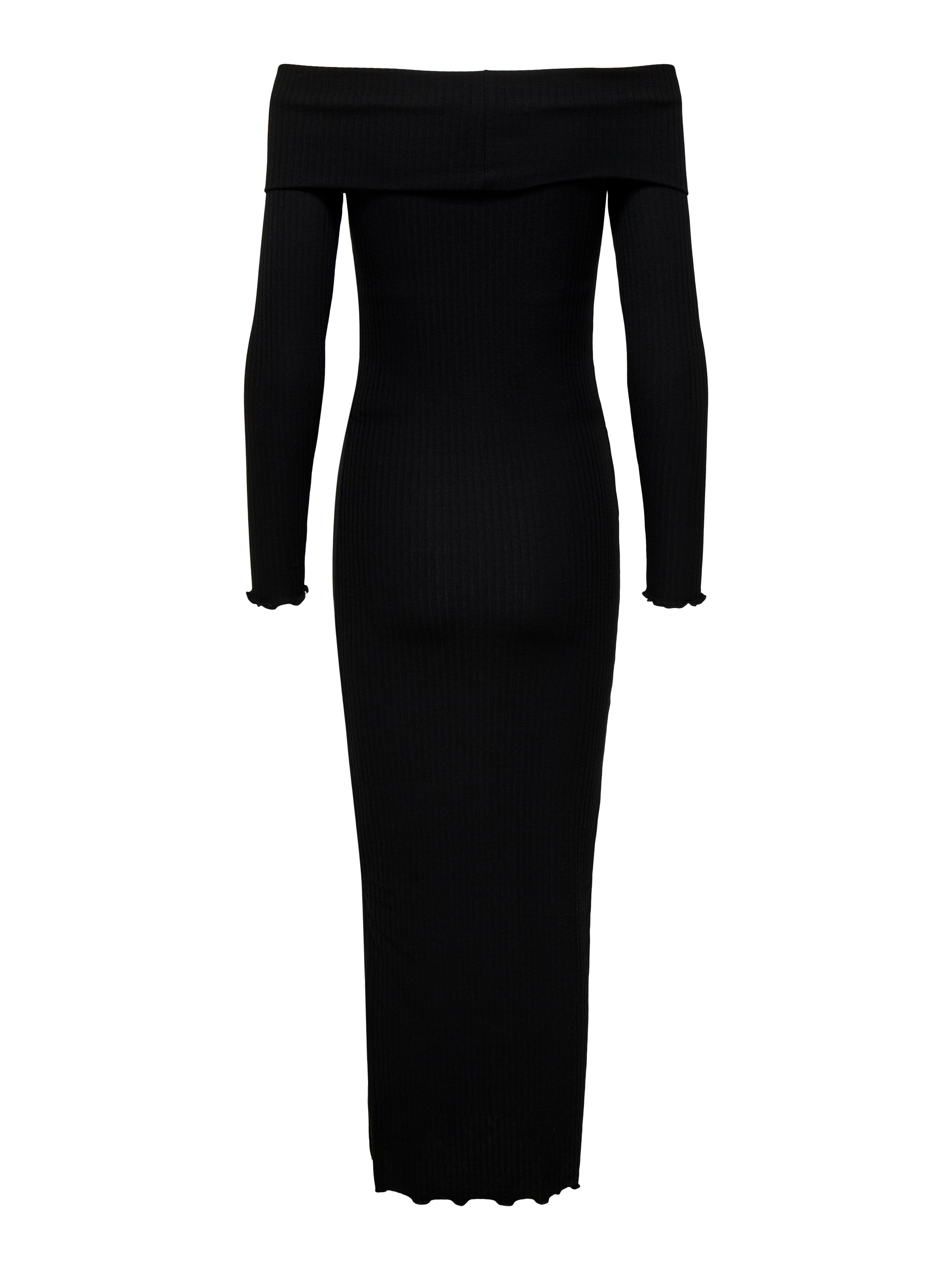 OLMESMERALDA Langes Kleid Black