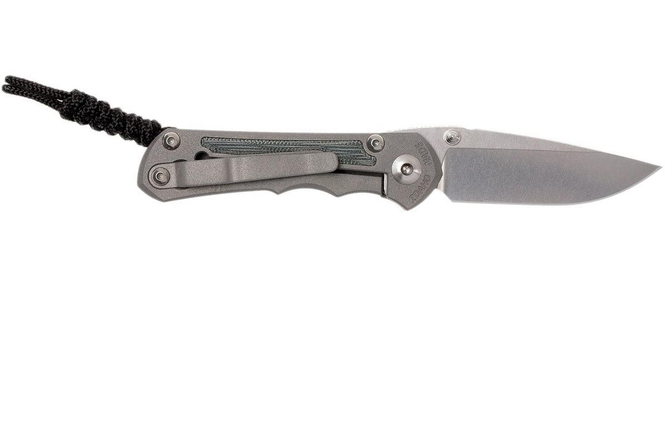 Chris Reeve Small Inkosi Black Micarta Inlays SIN-1012 zakmes