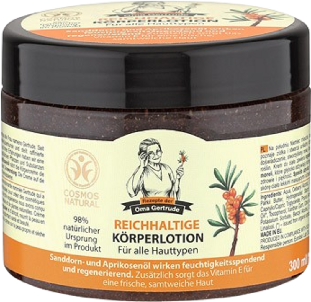 Rezepte der Oma Gertrude  Reichhaltige Körperlotion, 300 ml