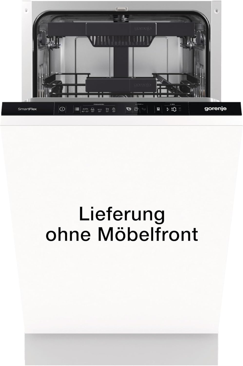 Gorenje GV561D10 Geschirrspüler/Einbaugerät FRONT NICHT ENTHALTEN/44,8 breite/11 Maßgedecke/5 Programme/TotalDry/Total AquaStop/Überlaufschutz/Klick-Klack-System/EEK: D/Einbaunische(HxBxT):82x45x58cm