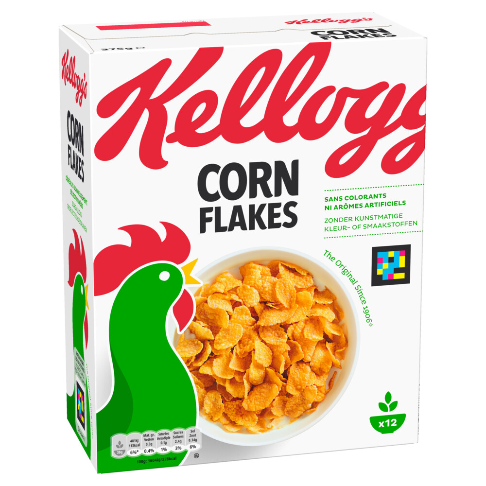 6x Kellogg's Corn Flakes Ontbijtgranen375 gr