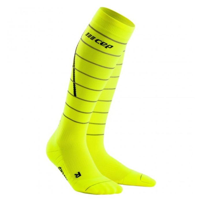 CEP Dame Strømper Reflective Compression Socks Gul