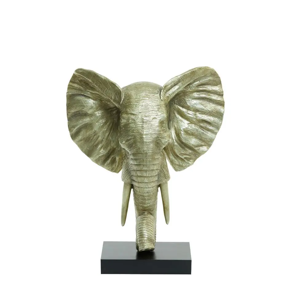 Ornament Elephant - Goud - 38.5x19.5x49cm