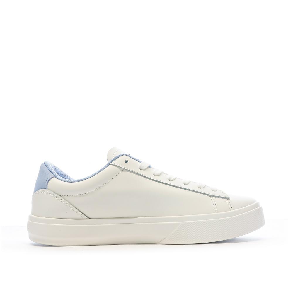 Tommy Hilfiger Baskets Blanches/Bleu Femme Tommy Hilfiger Cupsole Sneaker