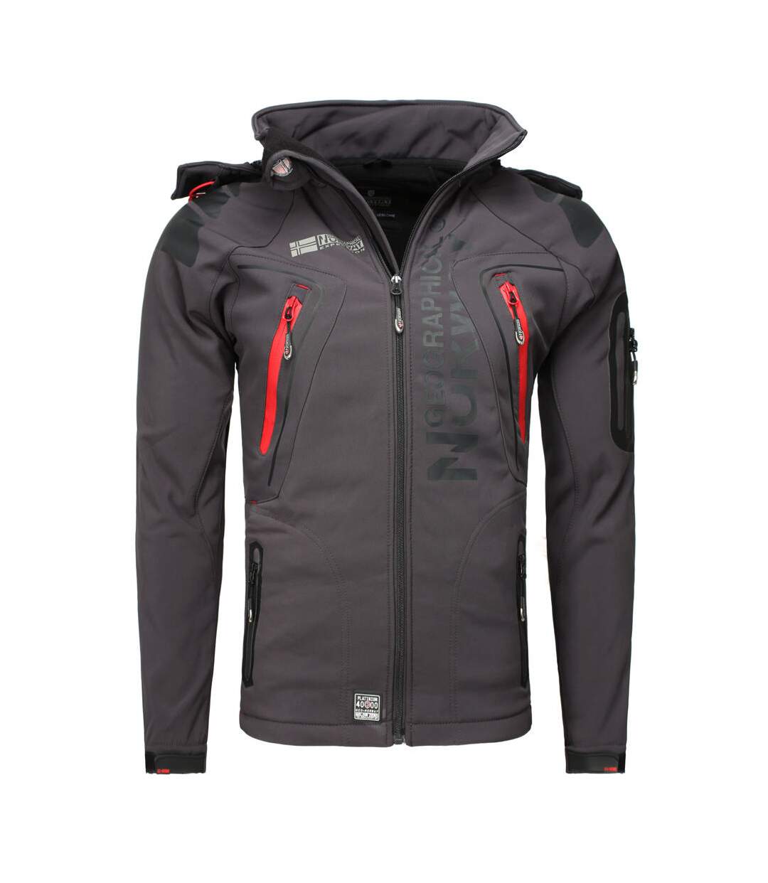 Veste softshell Geographical Norway Veste Techno gris foncé