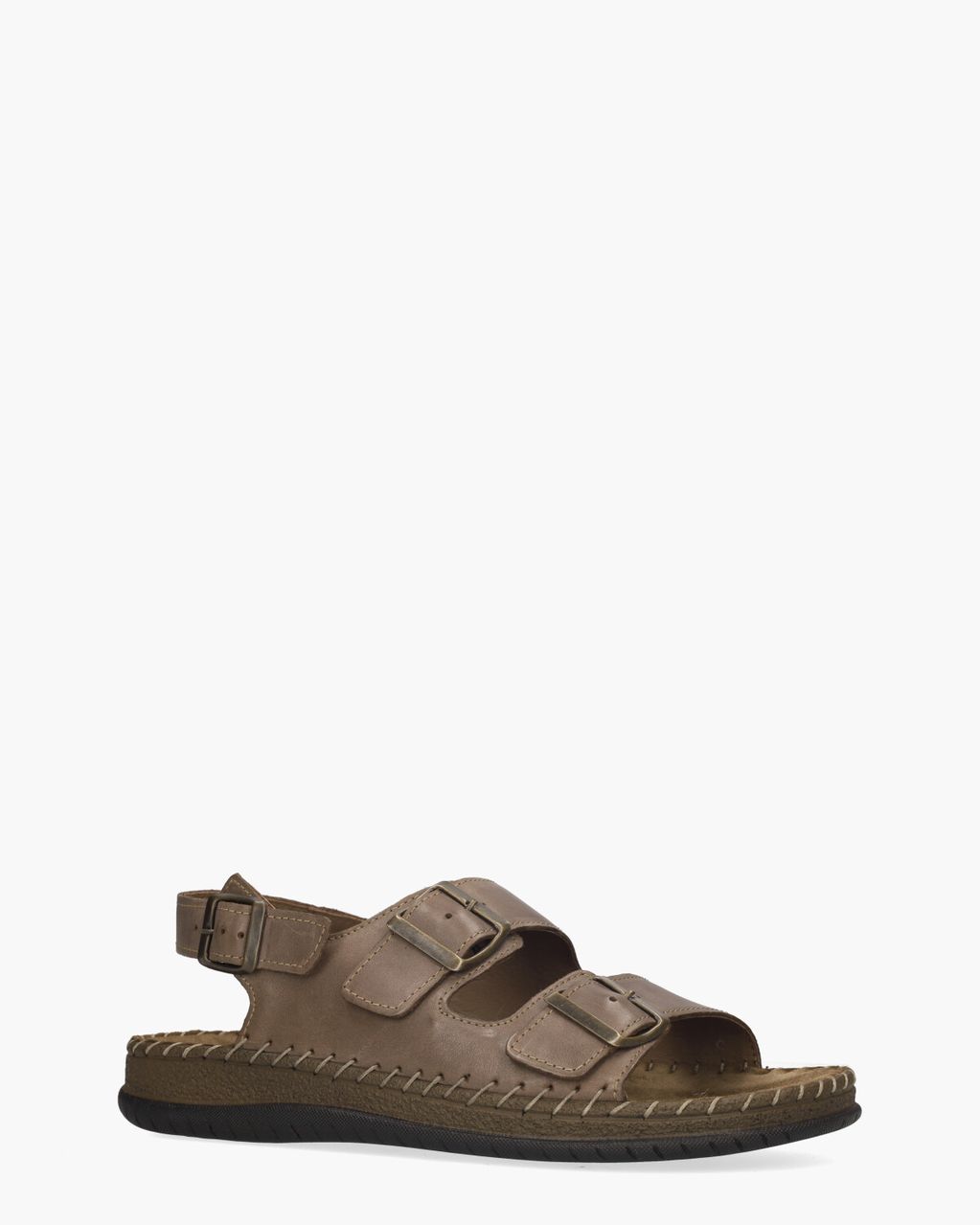 Cypres Wietze Bruin Herensandalen