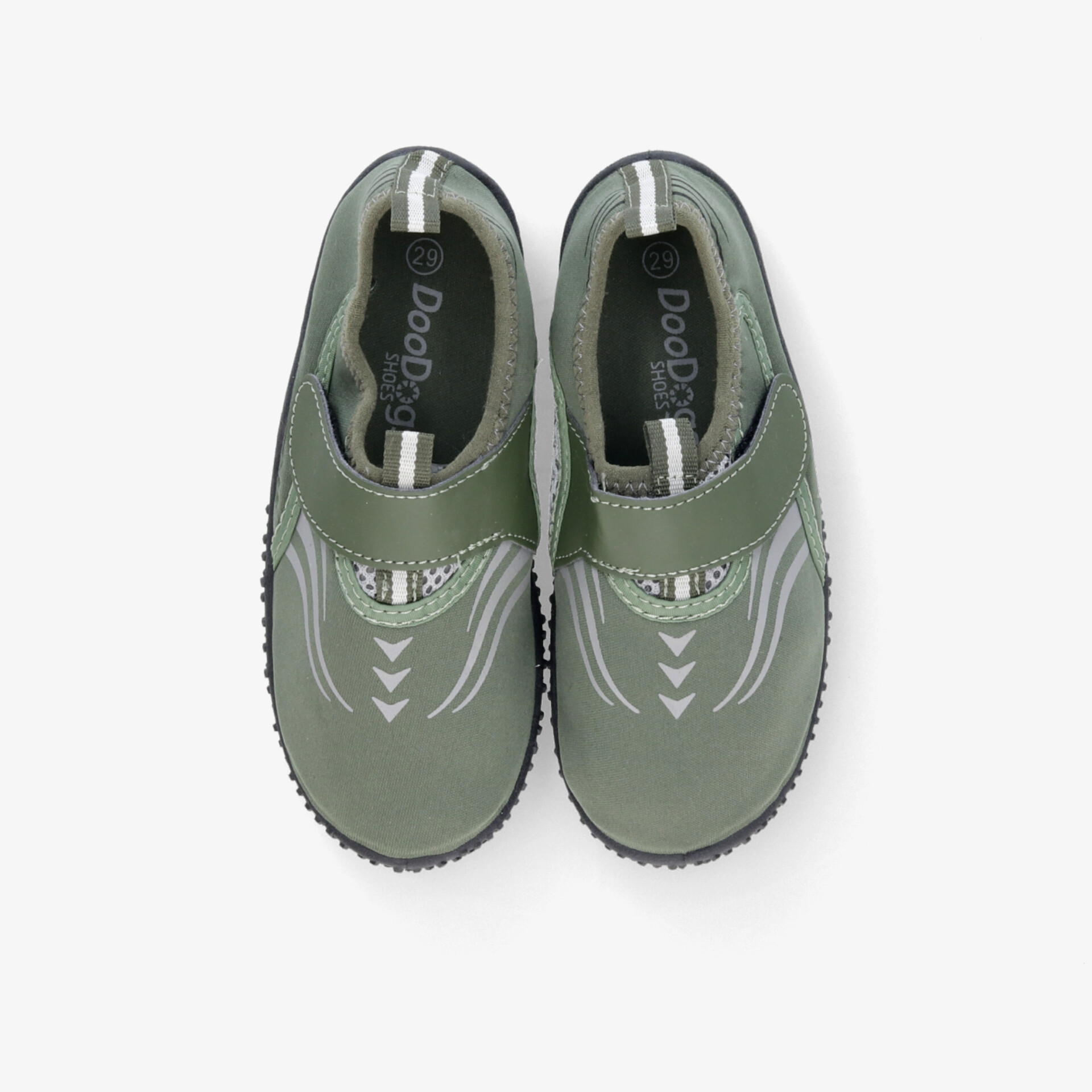 DooDogs Kinder Schwimmschuhe olive