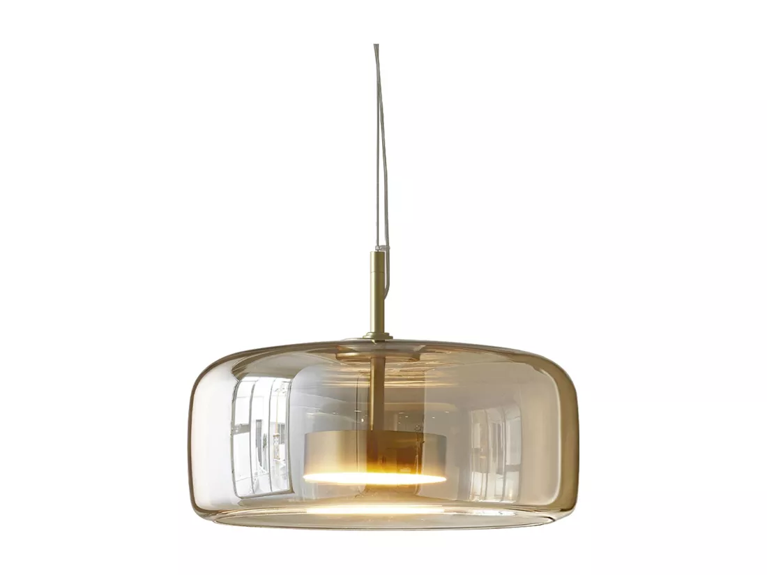 Lustre arturesthome, e27 éclairage de plafond en verre, or , retro lampe de plafond pour salon cuisine chambre, d38cm x h17cm