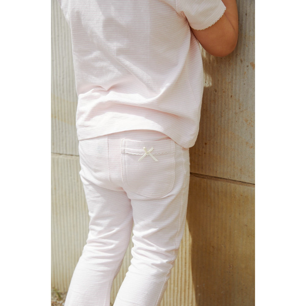 Køb COPENHAGEN COLORS Ballerina/Creme Stripe Striped Flare Bukser
